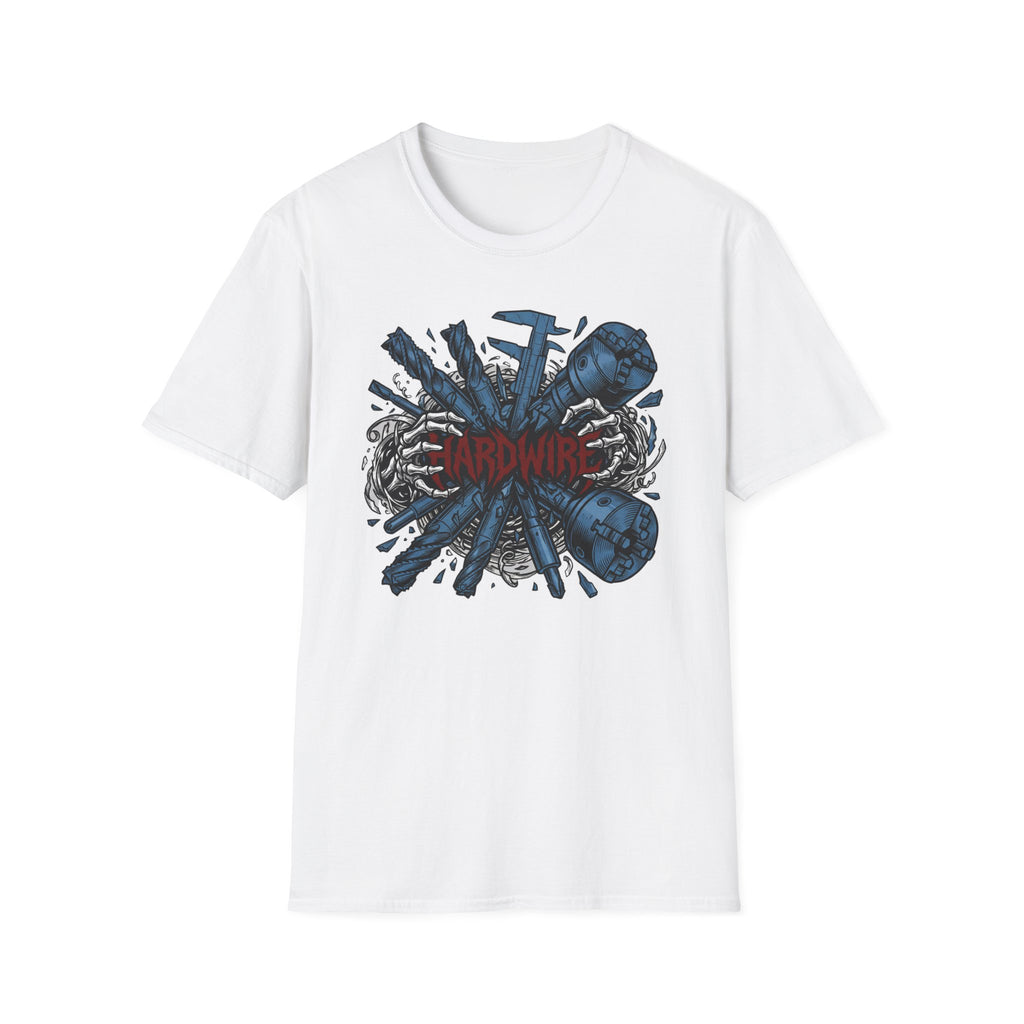 Hardwire Skeleton Hands Machining T-Shirt