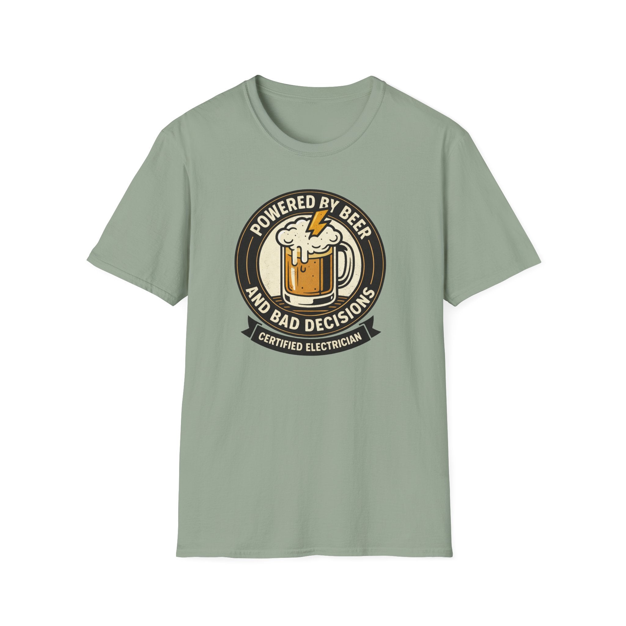 Powered By Beer And Bad Decisions T-Shirt