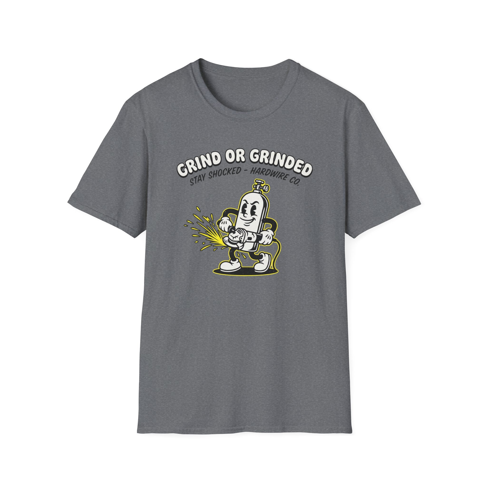 Grind Or Grinded Stay Shocked Air Bottle T-Shirt