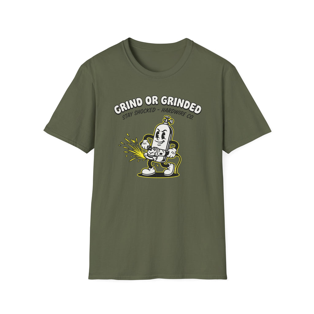 Grind Or Grinded Stay Shocked Air Bottle T-Shirt