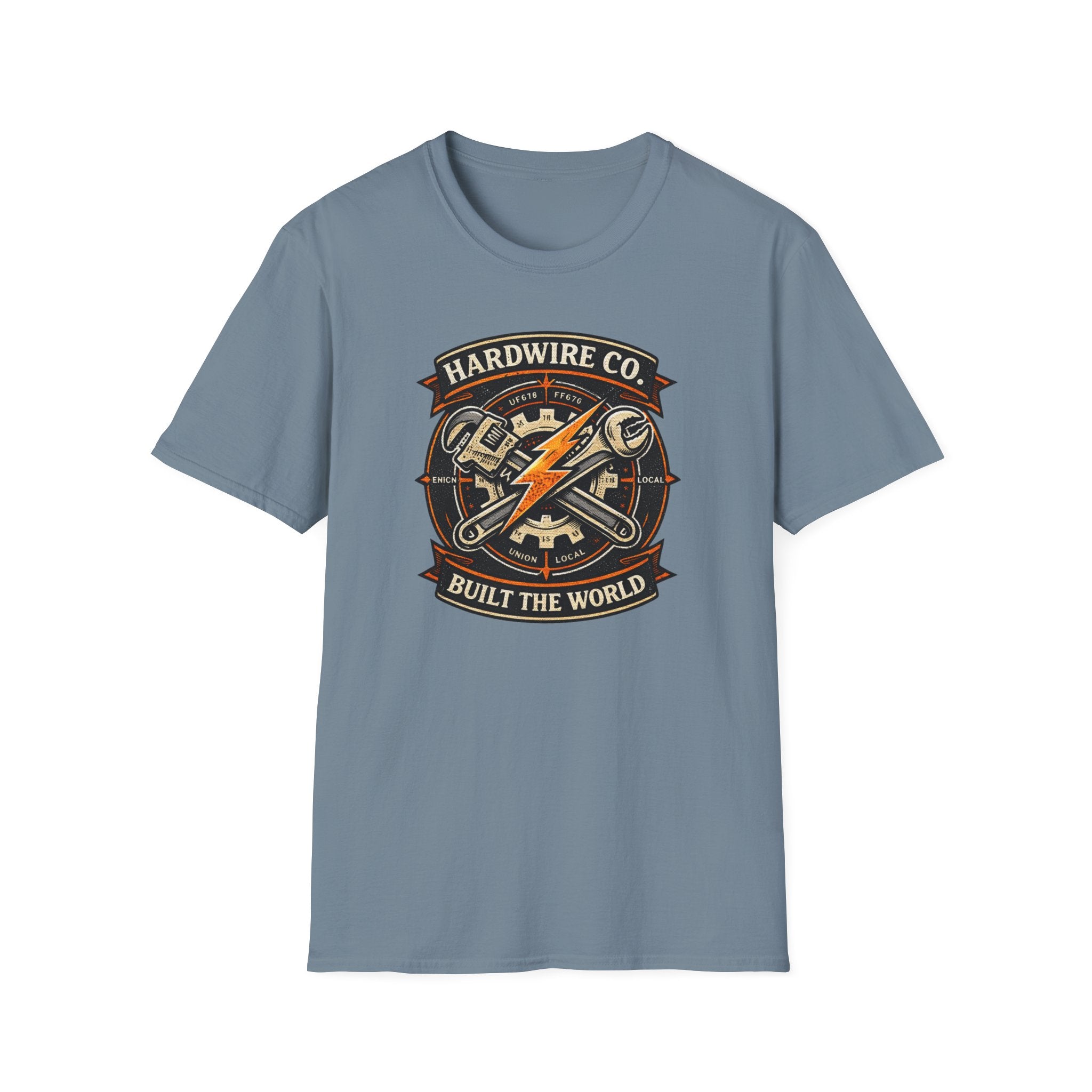 Hardwire Co. Built The World Union UF676 T-Shirt