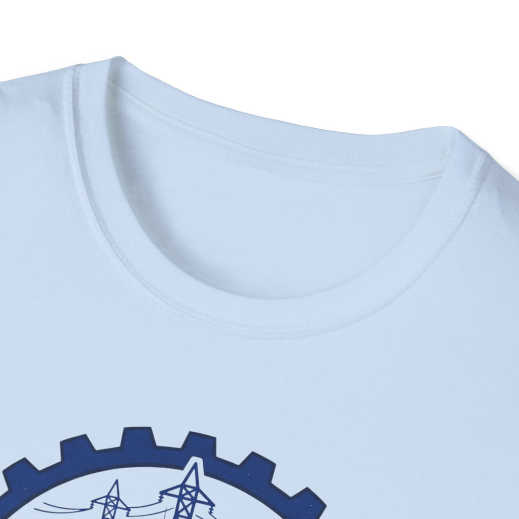 High Votage Canyon Lineman Approved Blue T-Shirt