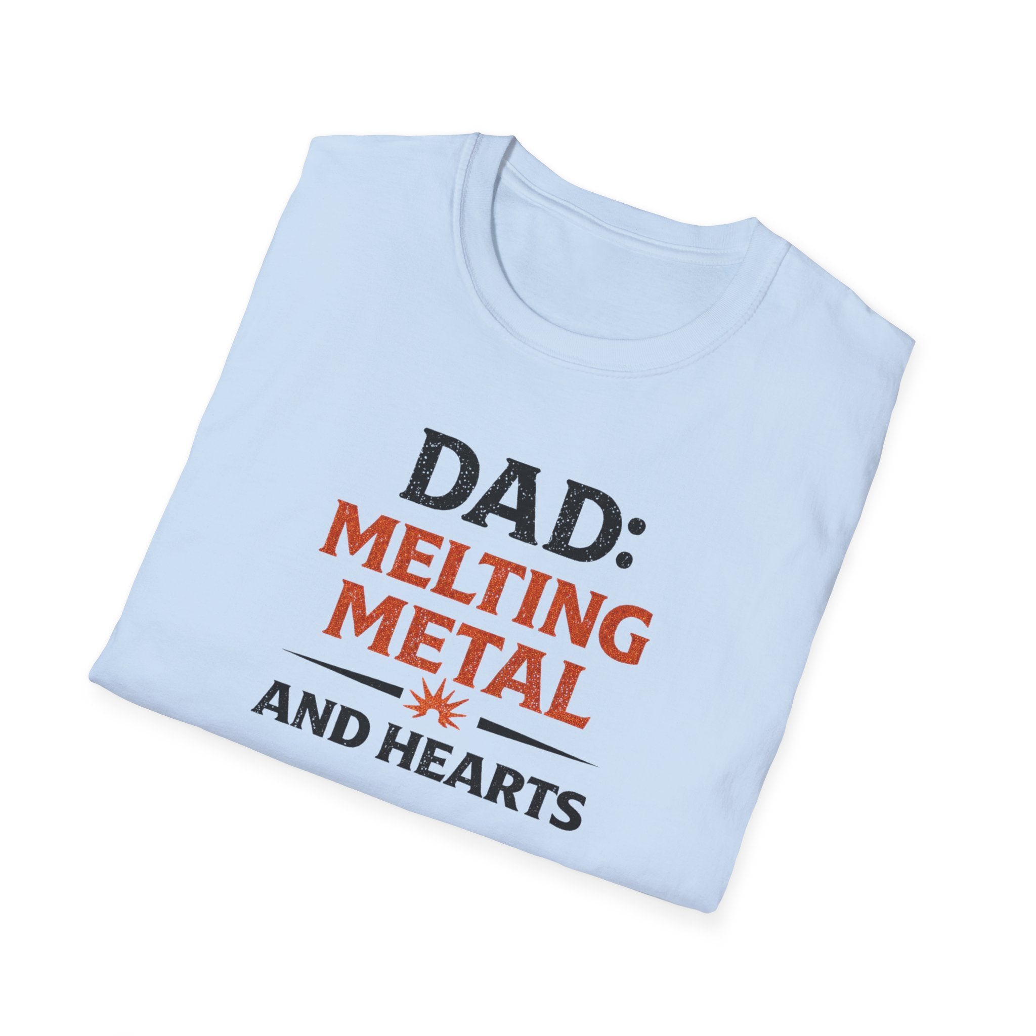 Dad Melting Metal And Hearts T-Shirt