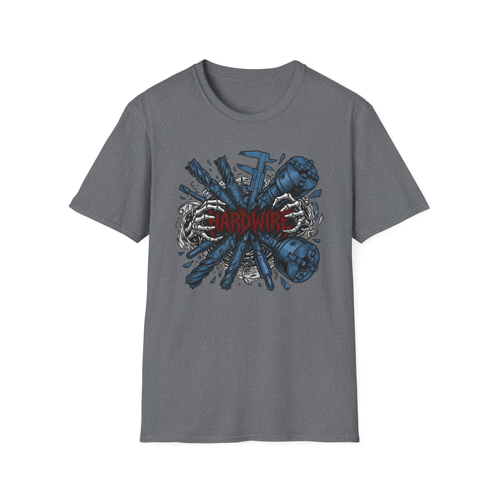 Hardwire Skeleton Hands Machining T-Shirt