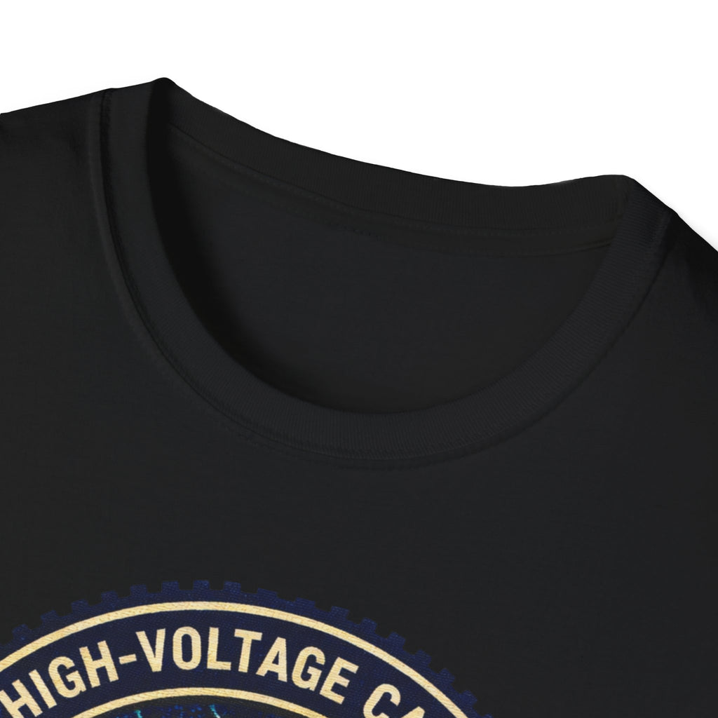 High Volgage Canyon Lineman Approved Black T-Shirt