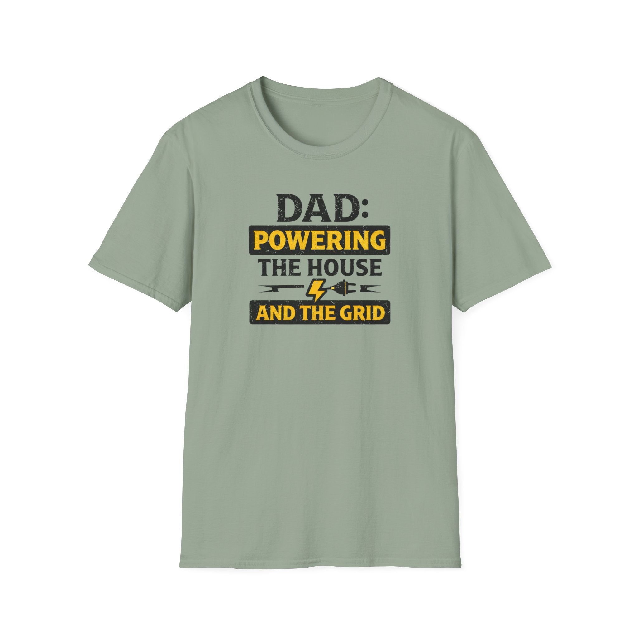 Dad Powering The House And The Grid T-Shirt