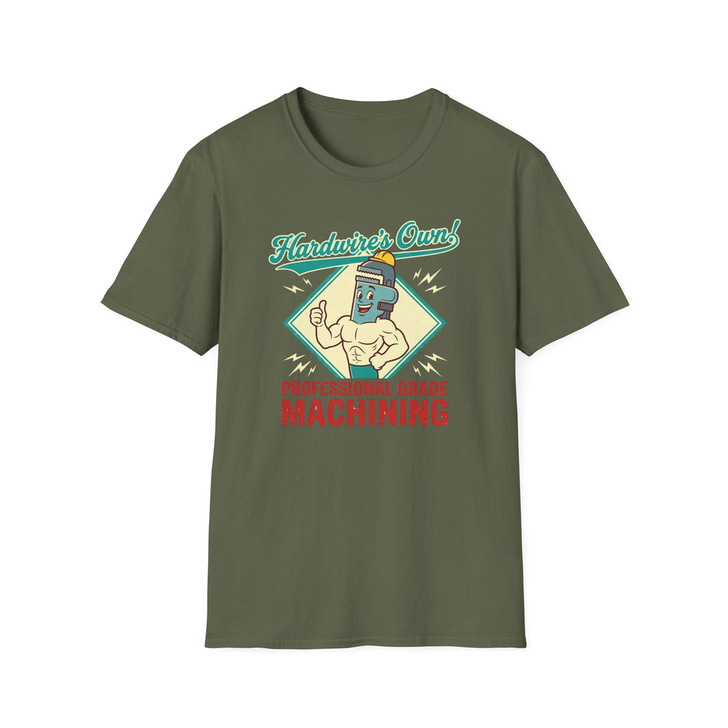 Hardwire's Own Professional Grade Machining Muscle Wrench T-Shirt