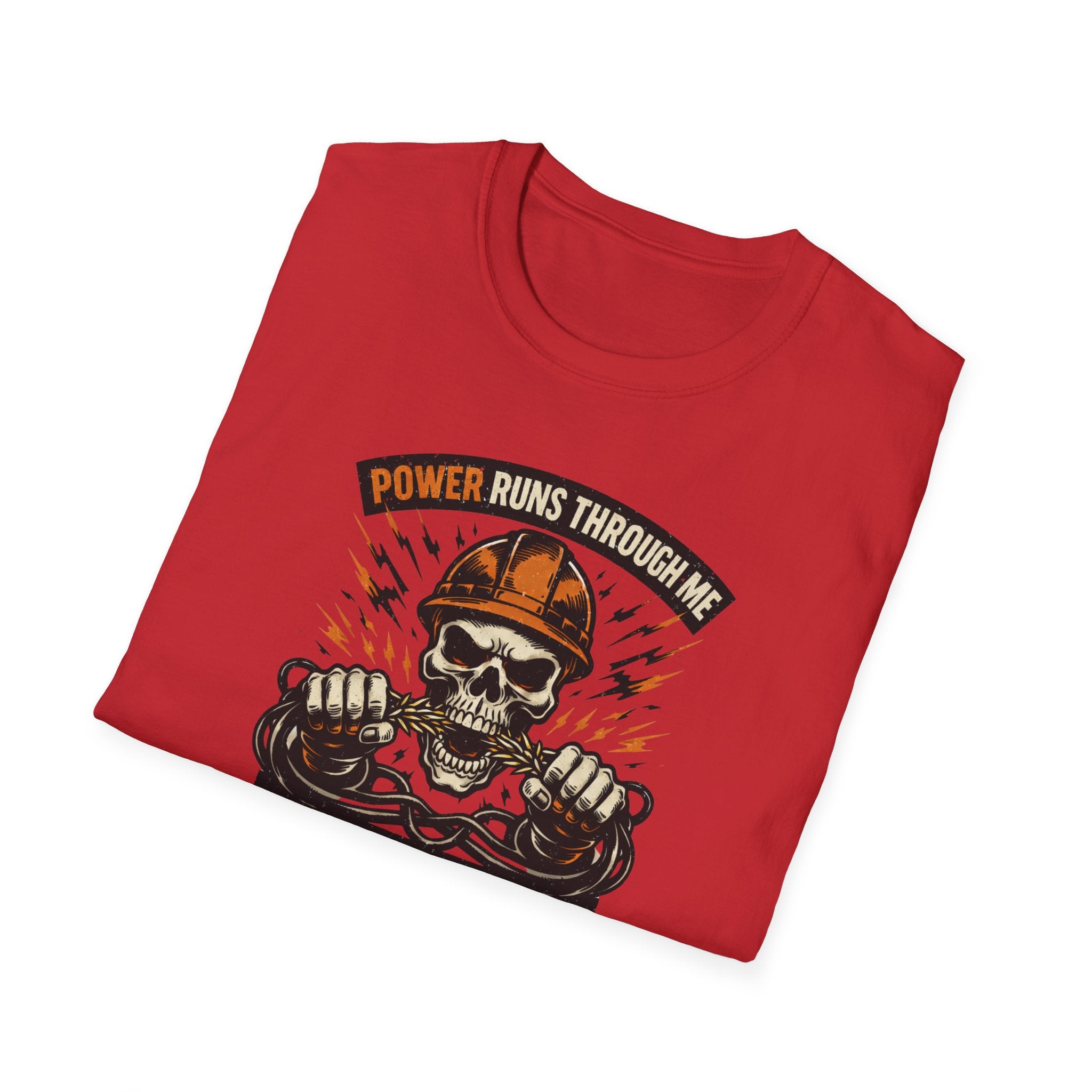 Power Runs Through Me Electrician T-Shirt