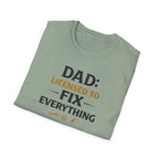 Dad Licensed To Fix Anything T-Shirt