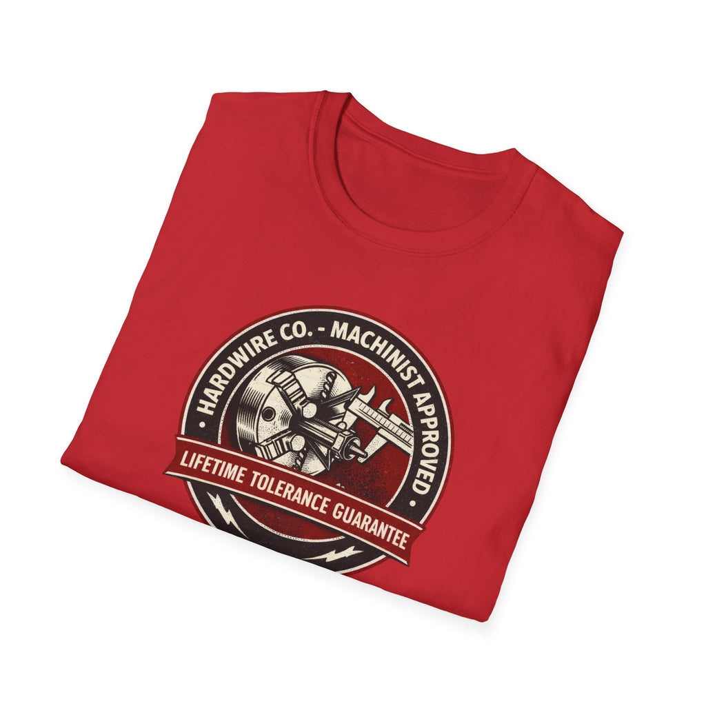 Hardwire Co. Machinist Approved Lifetime Tolerance Guaranteed I T-Shirt