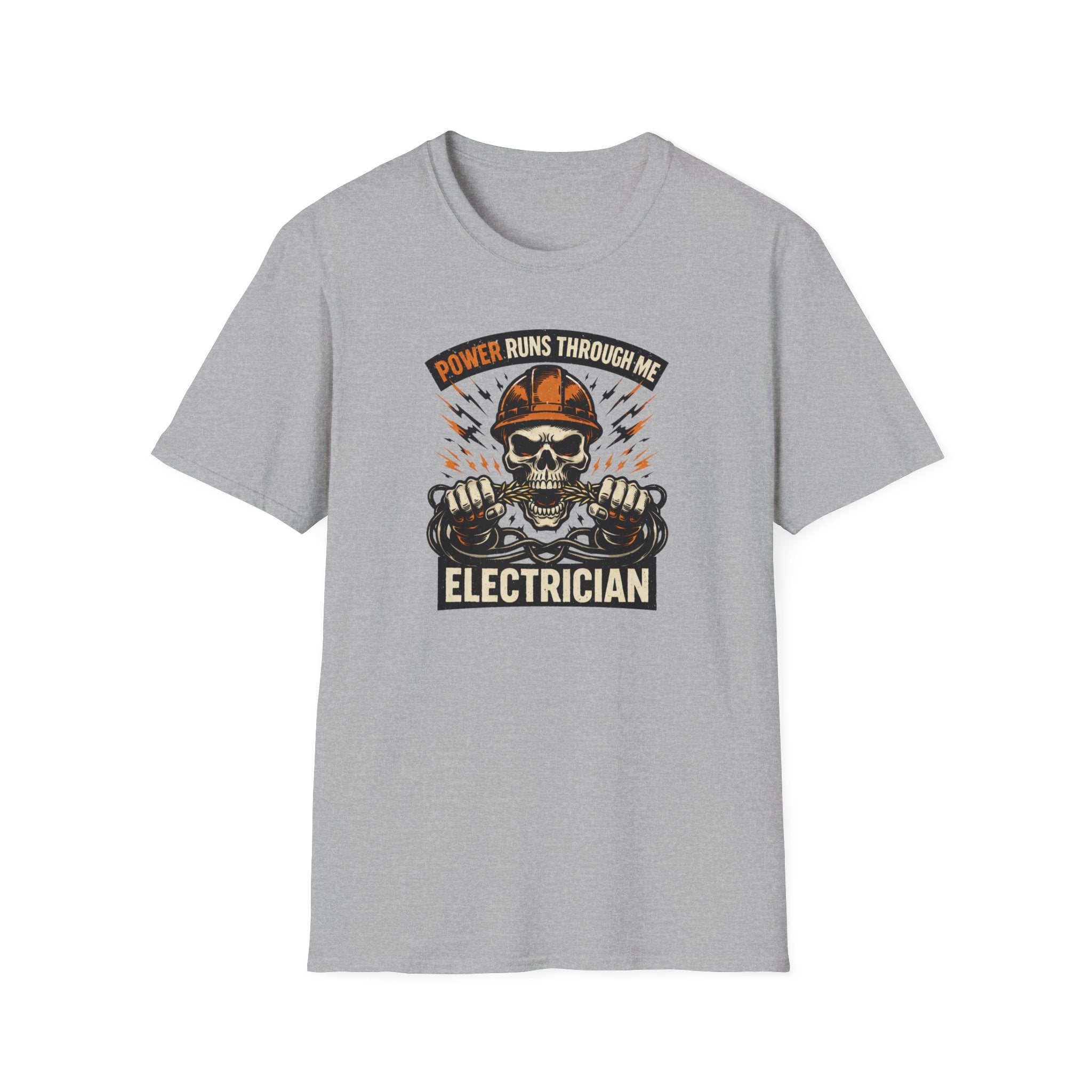 Power Runs Through Me Electrician T-Shirt