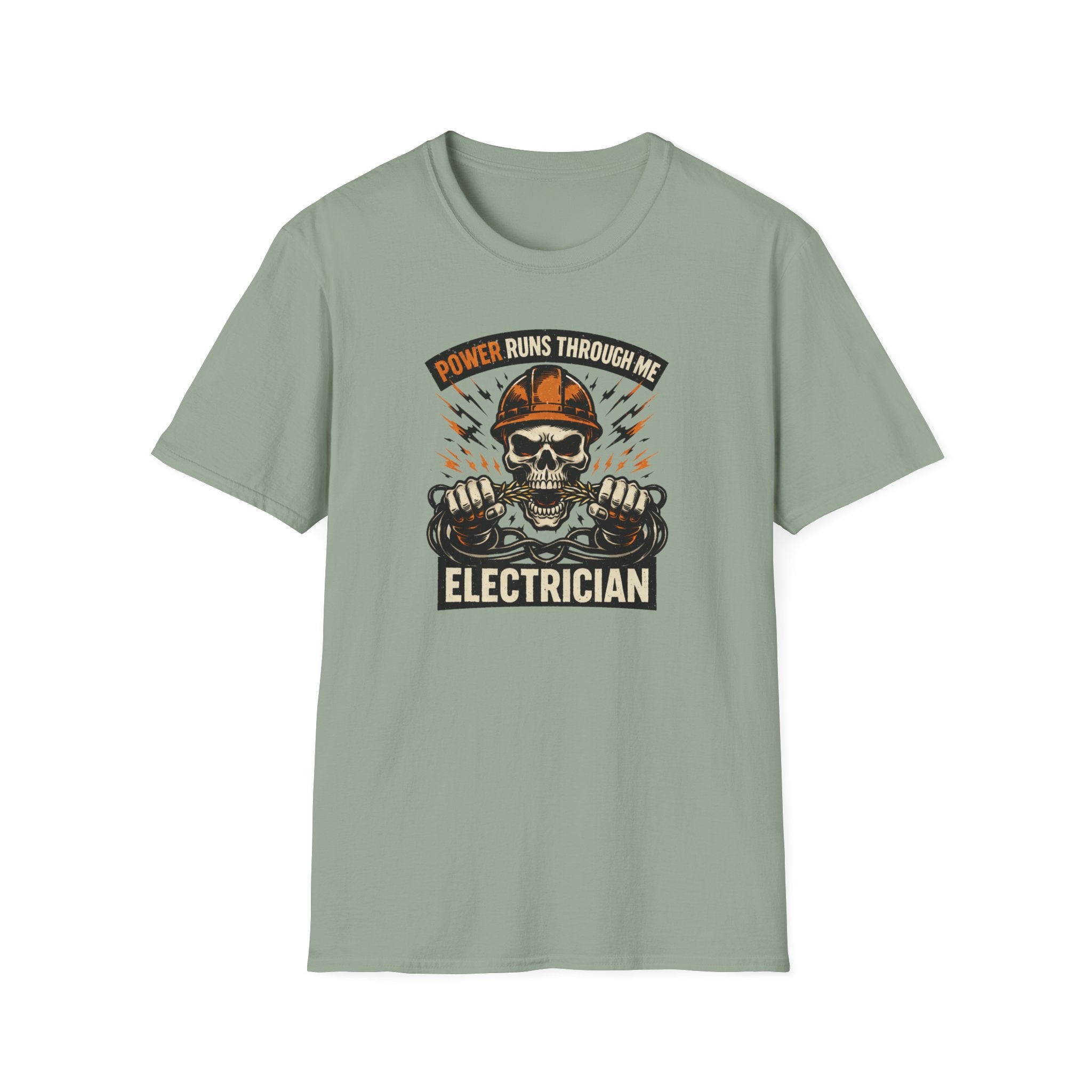 Power Runs Through Me Electrician T-Shirt