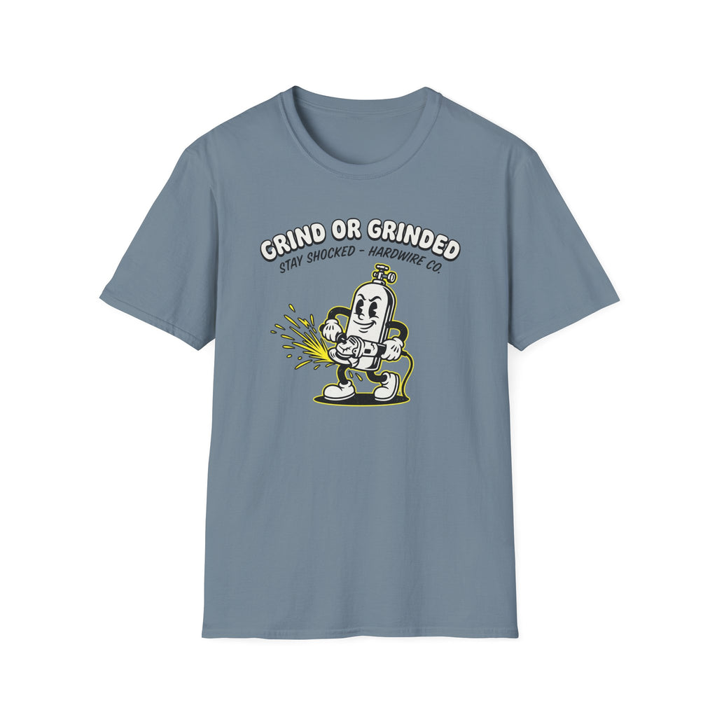 Grind Or Grinded Stay Shocked Air Bottle T-Shirt