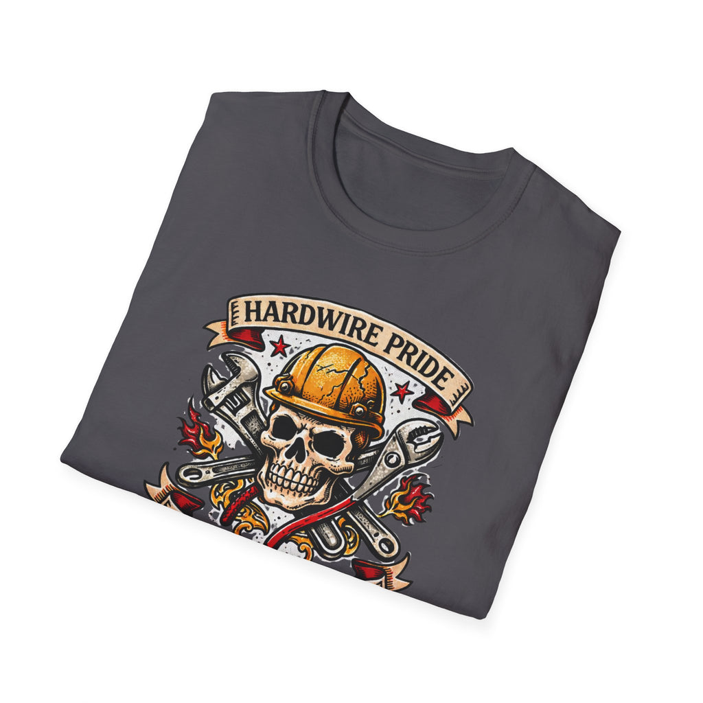 Hardwire Pride Built The World Skully II T-Shirt