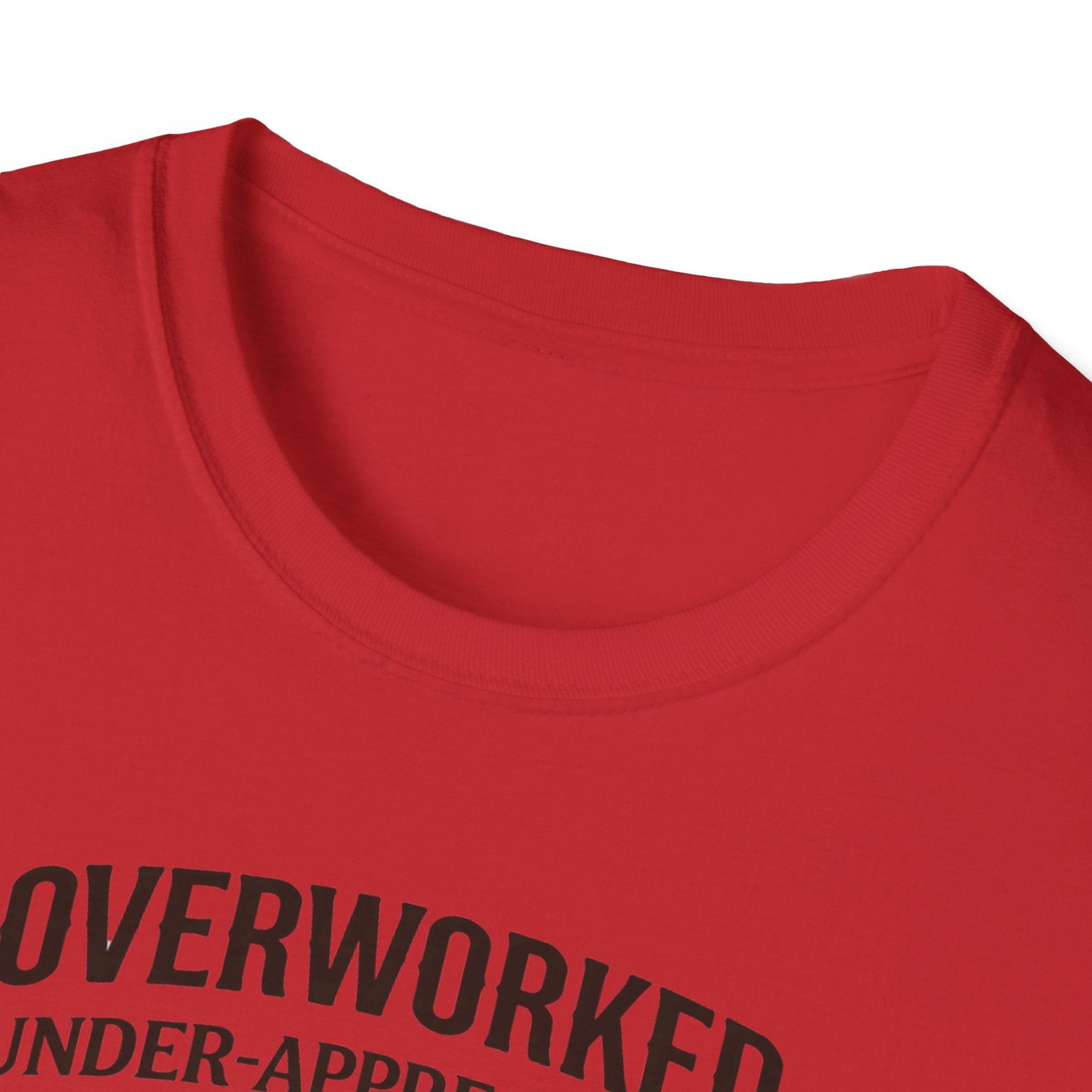 Overworked & Under-Appreciated Heart And Lightbulb I T-Shirt