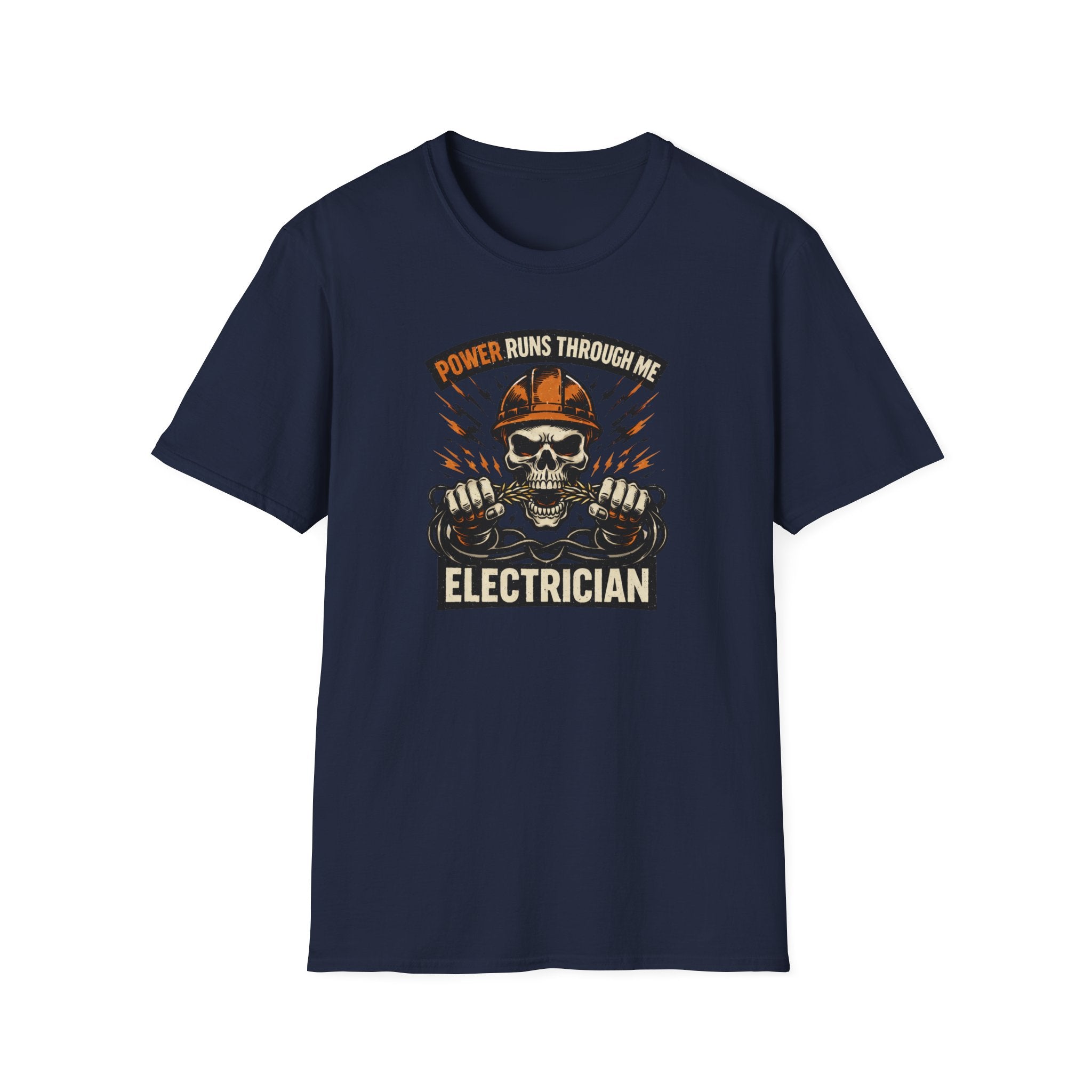 Power Runs Through Me Electrician T-Shirt