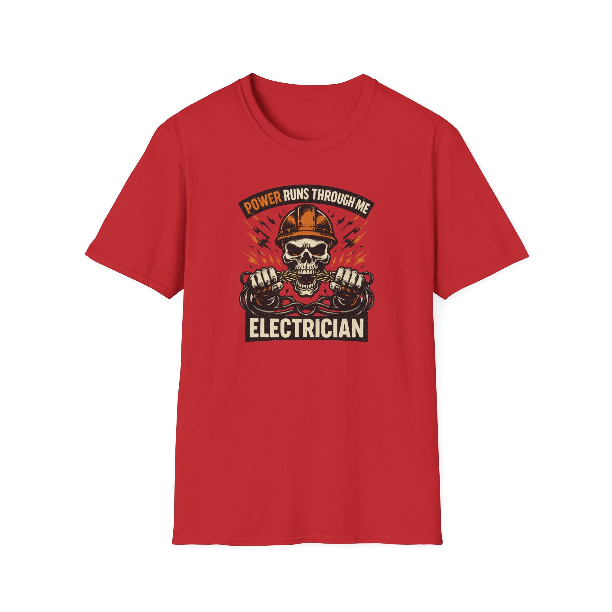Power Runs Through Me Electrician T-Shirt