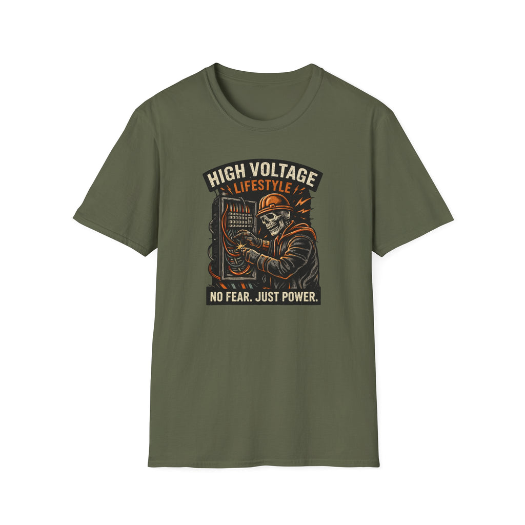 High Voltage Lifestyle No Fear Just Power T-Shirt
