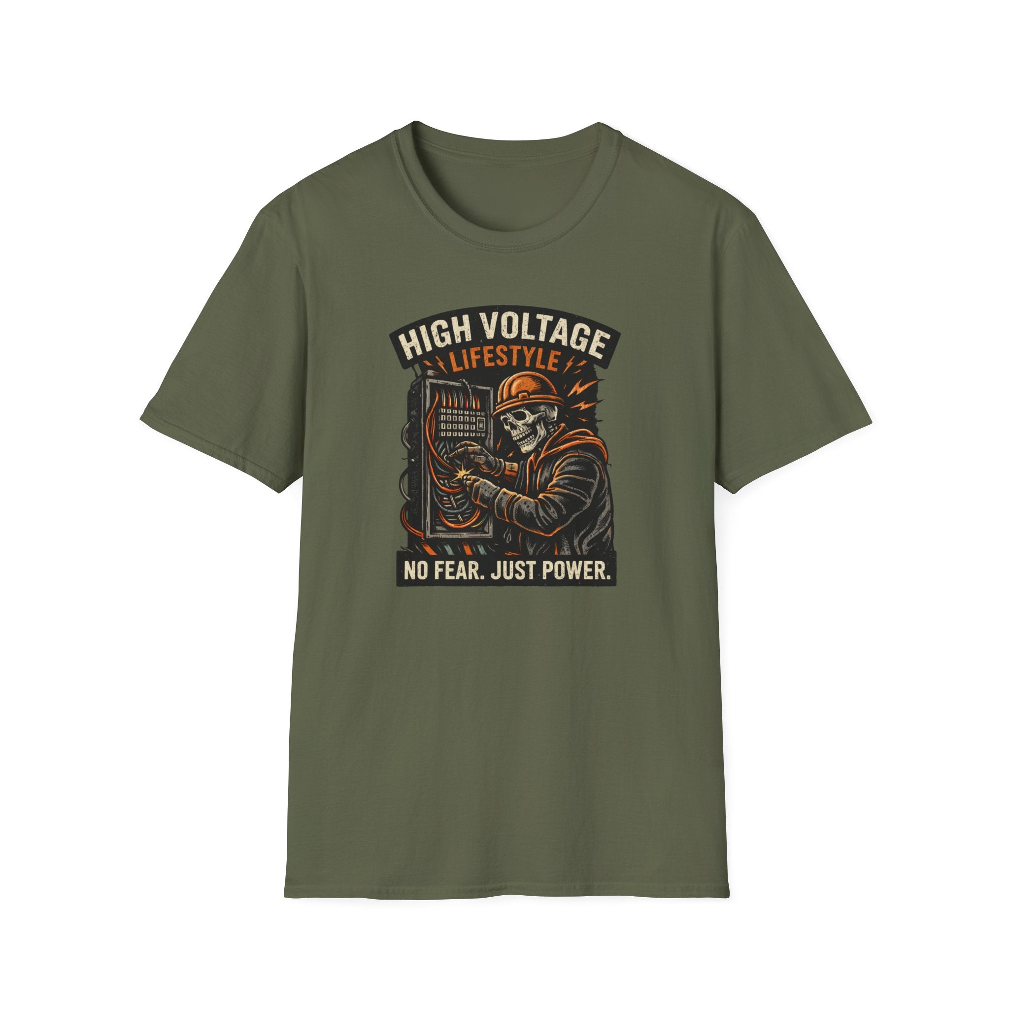 High Voltage Lifestyle No Fear Just Power T-Shirt