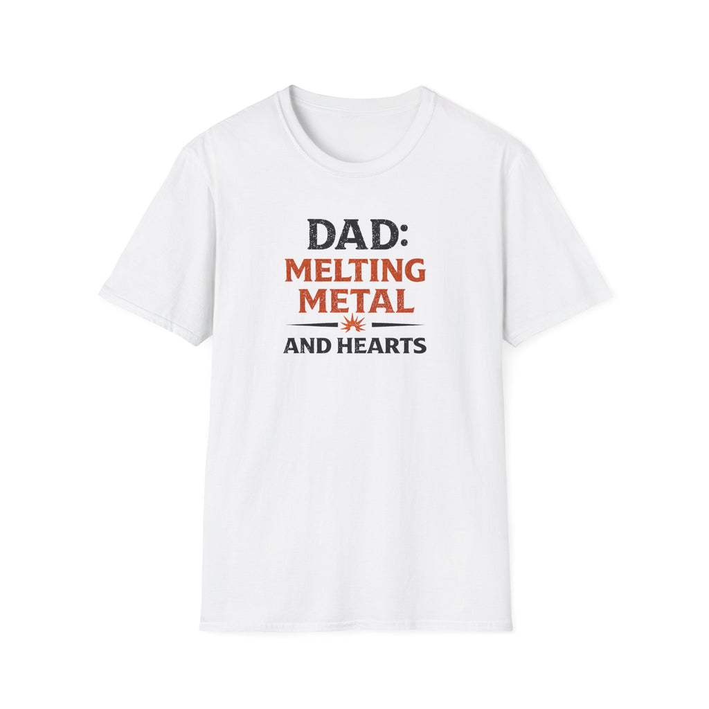 Dad Melting Metal And Hearts T-Shirt