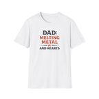 Dad Melting Metal And Hearts T-Shirt