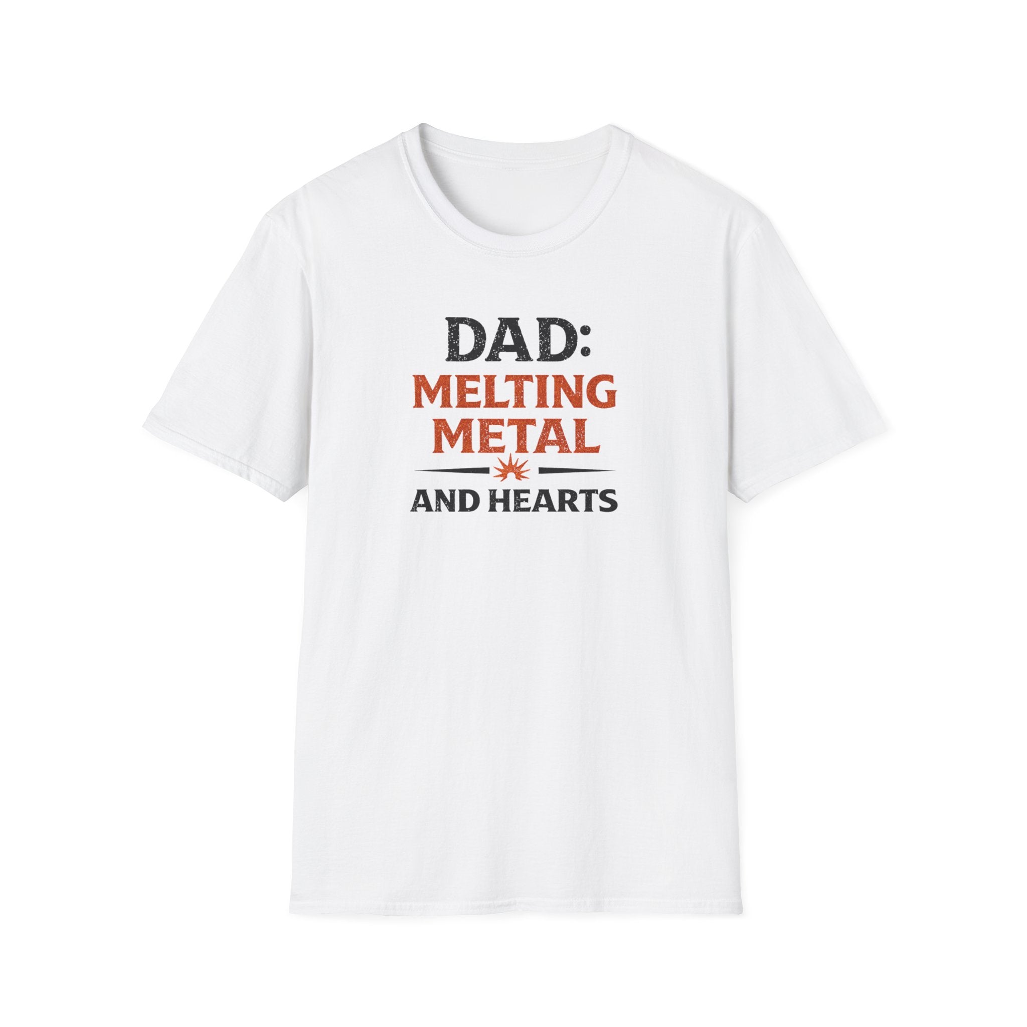 Dad Melting Metal And Hearts T-Shirt