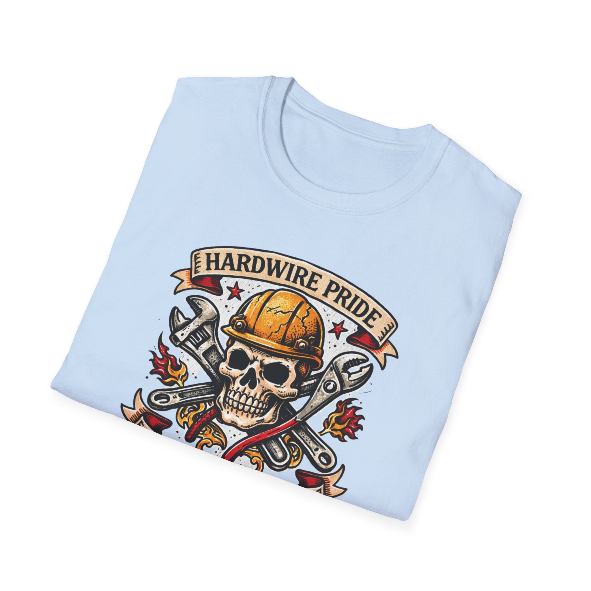 Hardwire Pride Built The World Skully II T-Shirt